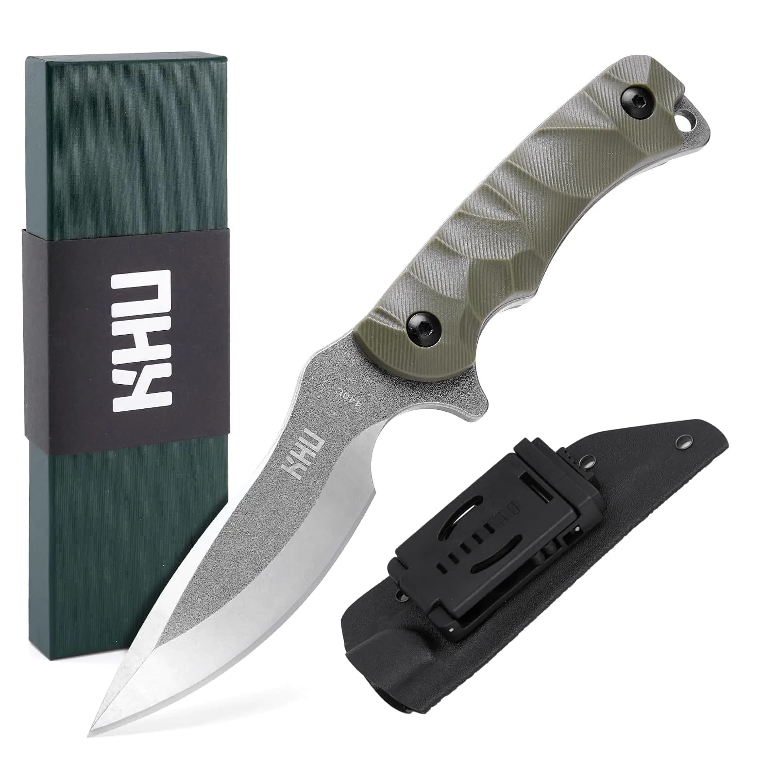 Fixed Blade Tactical Hunting Knife 440C Steel