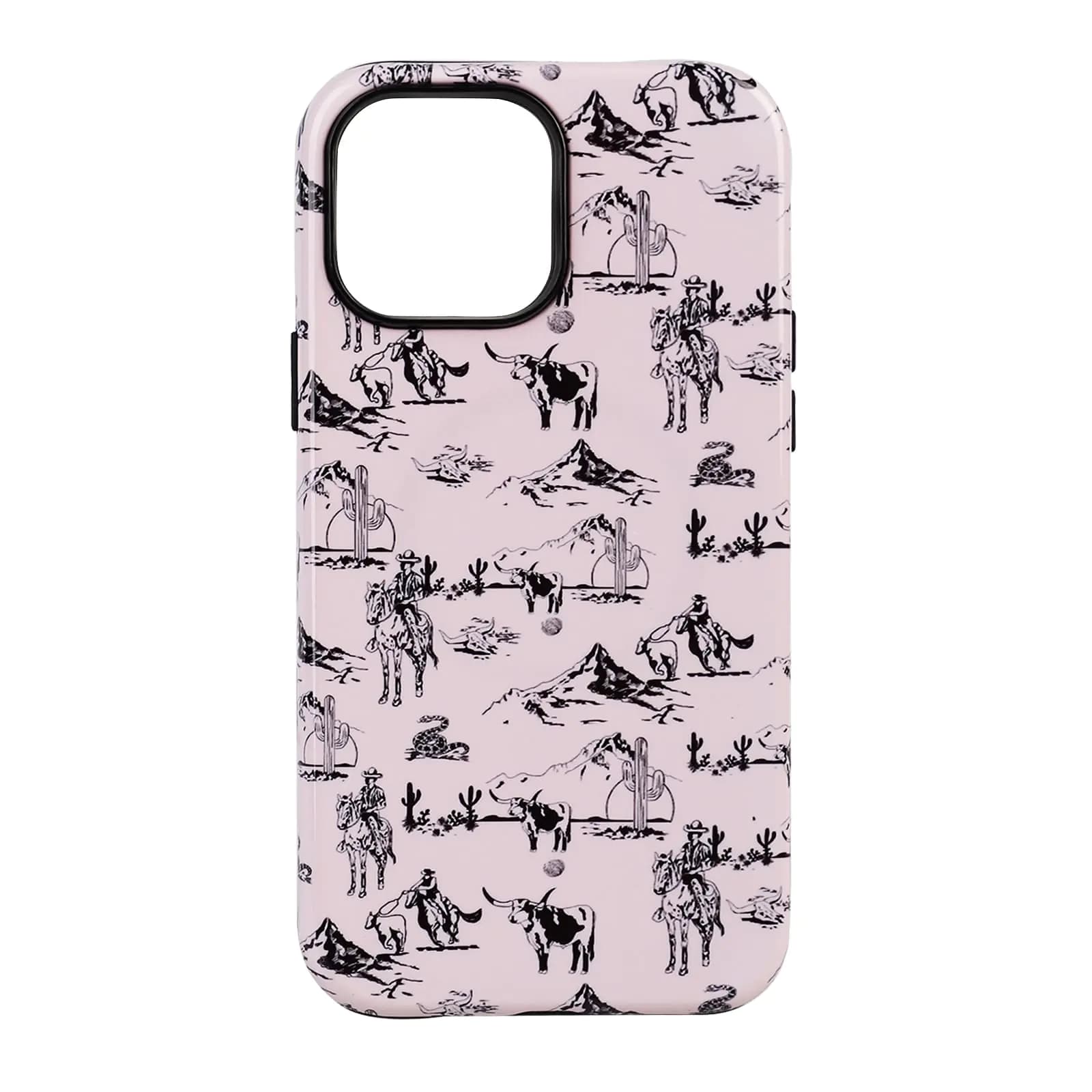 TRADAY Western Phone Case for iPhone 13 Pro Max Cowboy Horse Phone Case