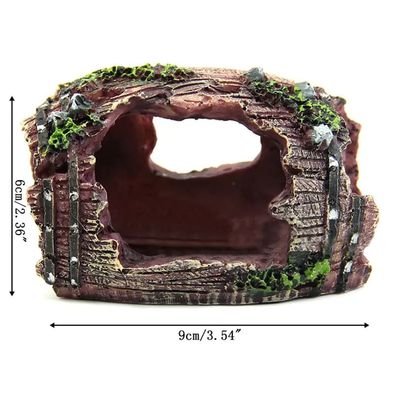 Decorative Resin Ornaments for Glass Aquariums