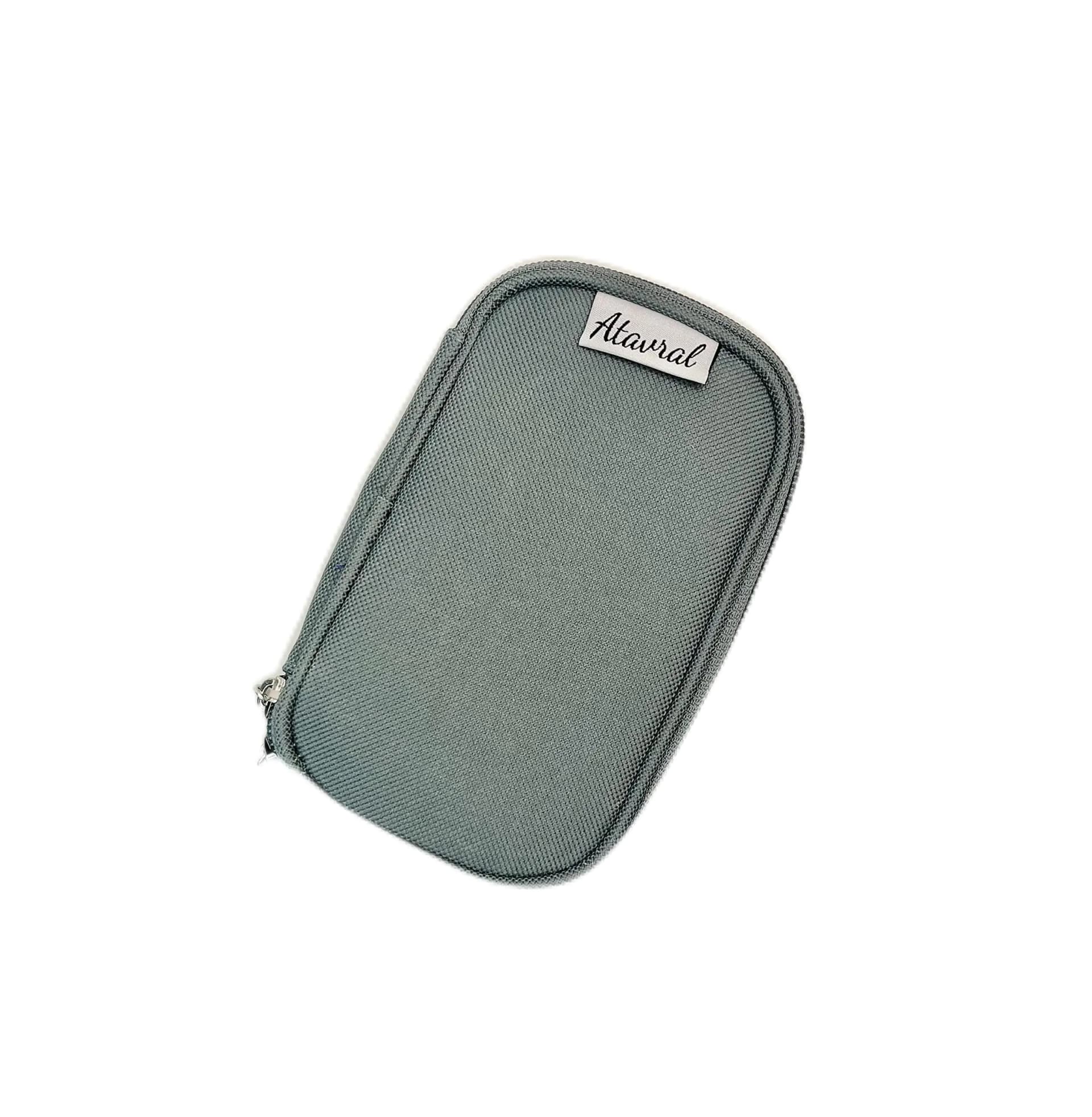 Atavral Mini Insulated Bag Snack Bag Mini Lunch Bag Insulin Bag (grey)