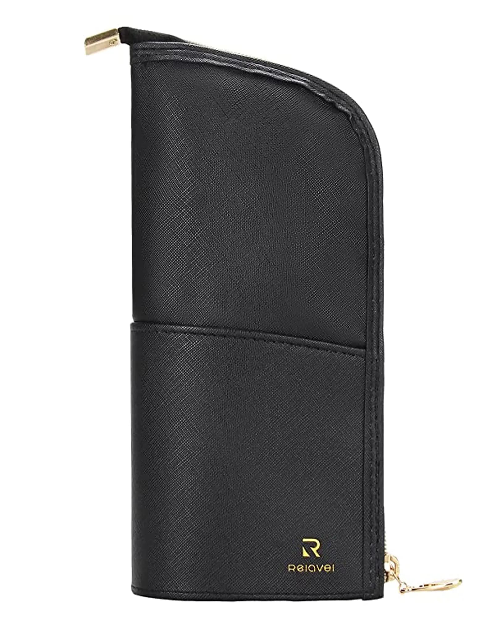Makeup Brush Bag Travel Makeup Brush Holder Large Makeup Brush Case Organizer Professional Cosmetic Bag Artist Makeup Brush Holder Stand-up Foldable Makeup Cup Storage Bag