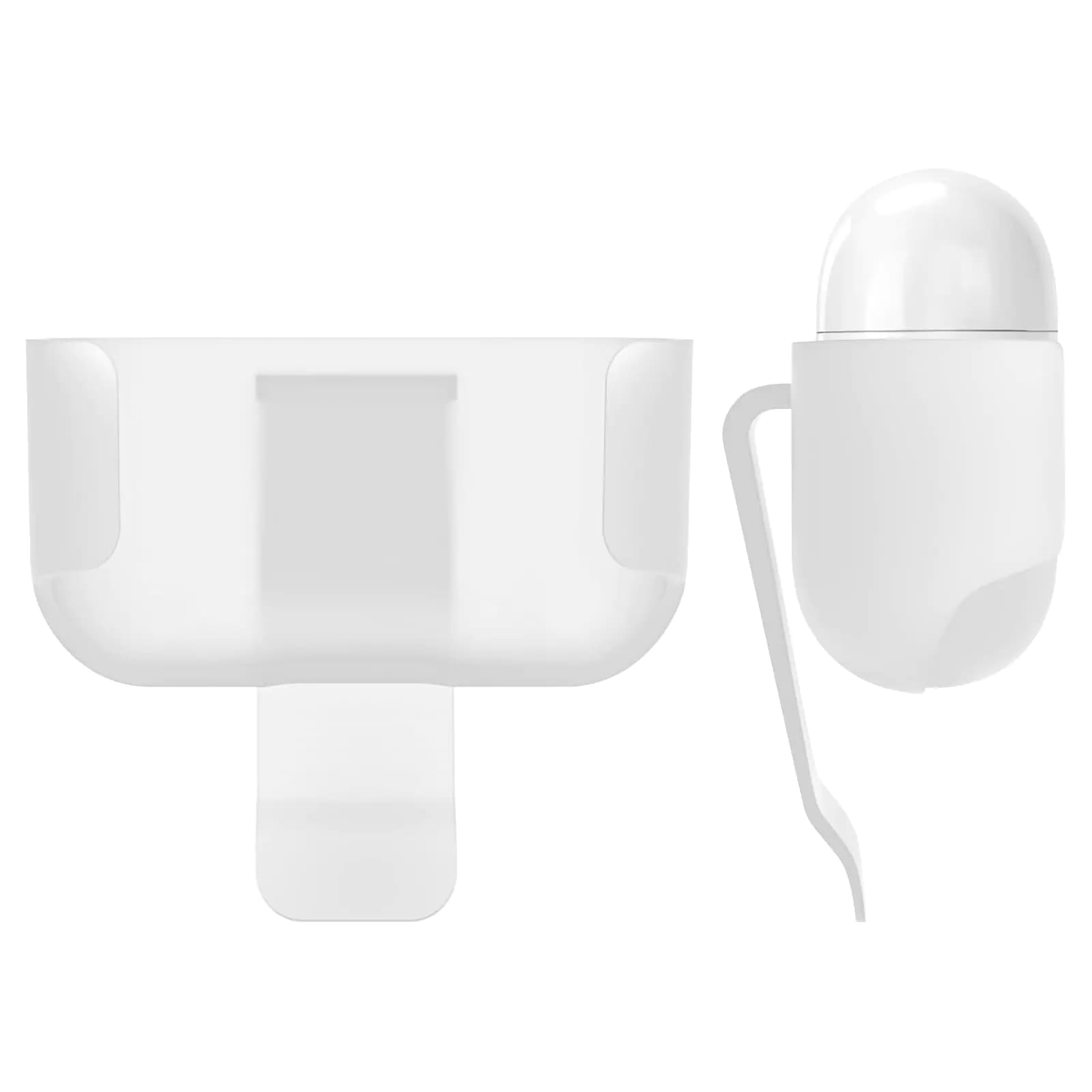 Geekria Wireless Earbuds Case Ultra Light Belt Clip Pocket Holder Compatible with Apple Airpods 3rd Generation True Wireless Earbuds Charging Port Accessible (Clear)