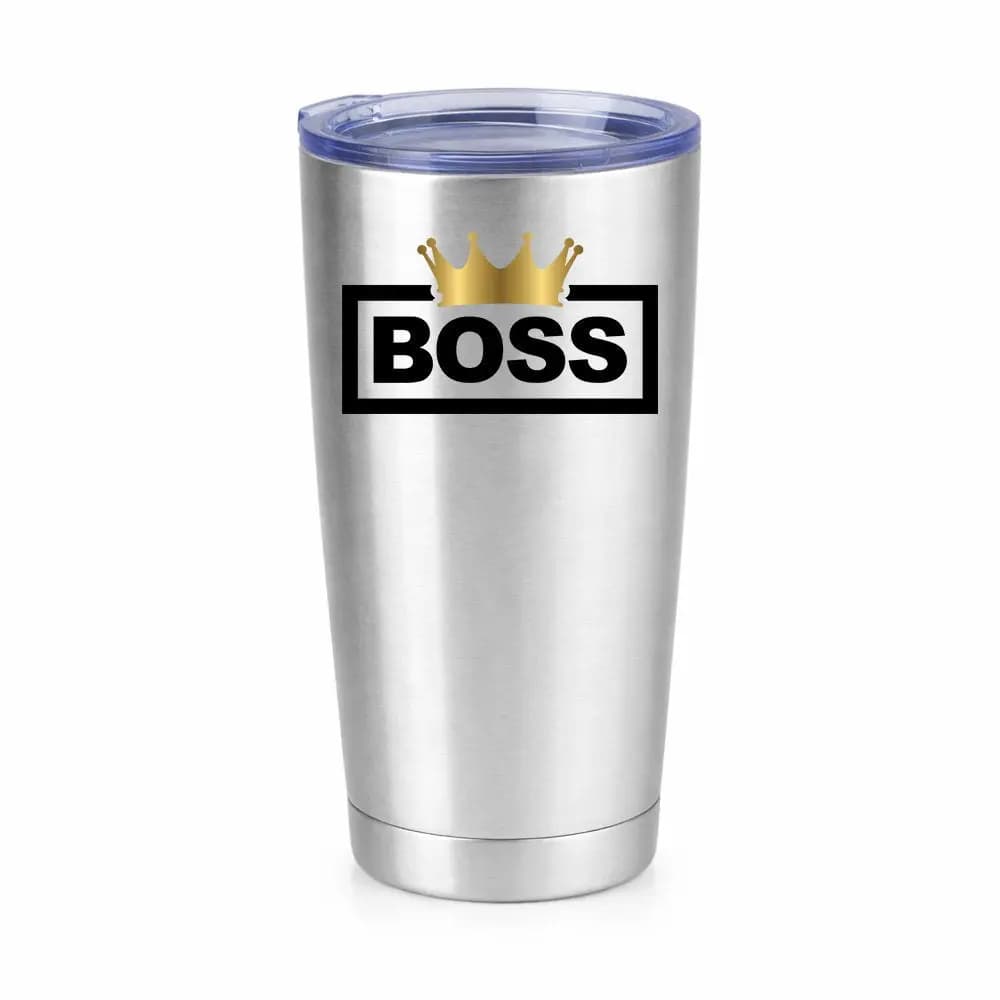 Boss Crown 20oz Insulated Vacuum Sealed Tumbler