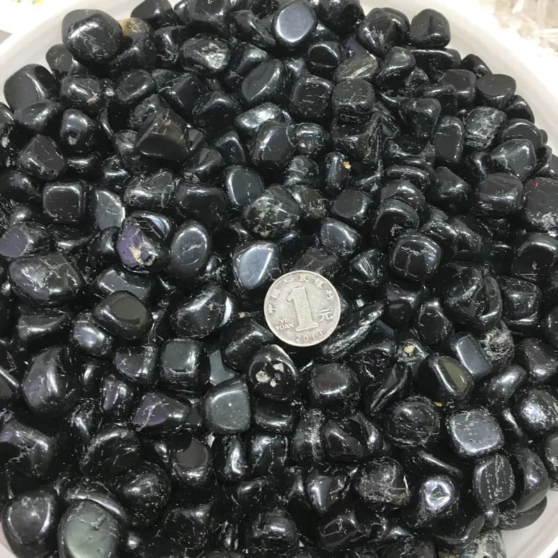Natural Black Obsidian Gravel for Aquariums