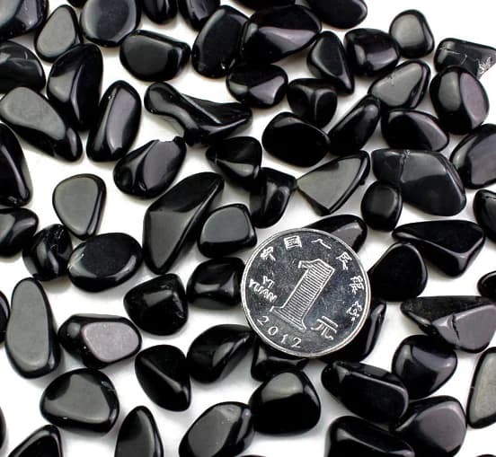 Natural Black Obsidian Gravel for Aquariums