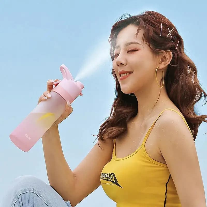 Spray Water Bottle Large Capacity