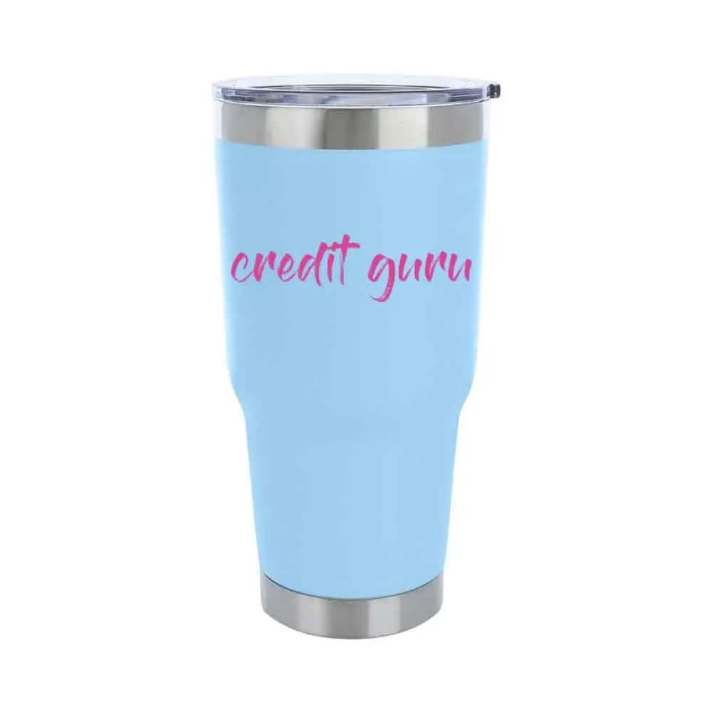 Credit Guru 30oz Insulated Vacuum Sealed Tumbler