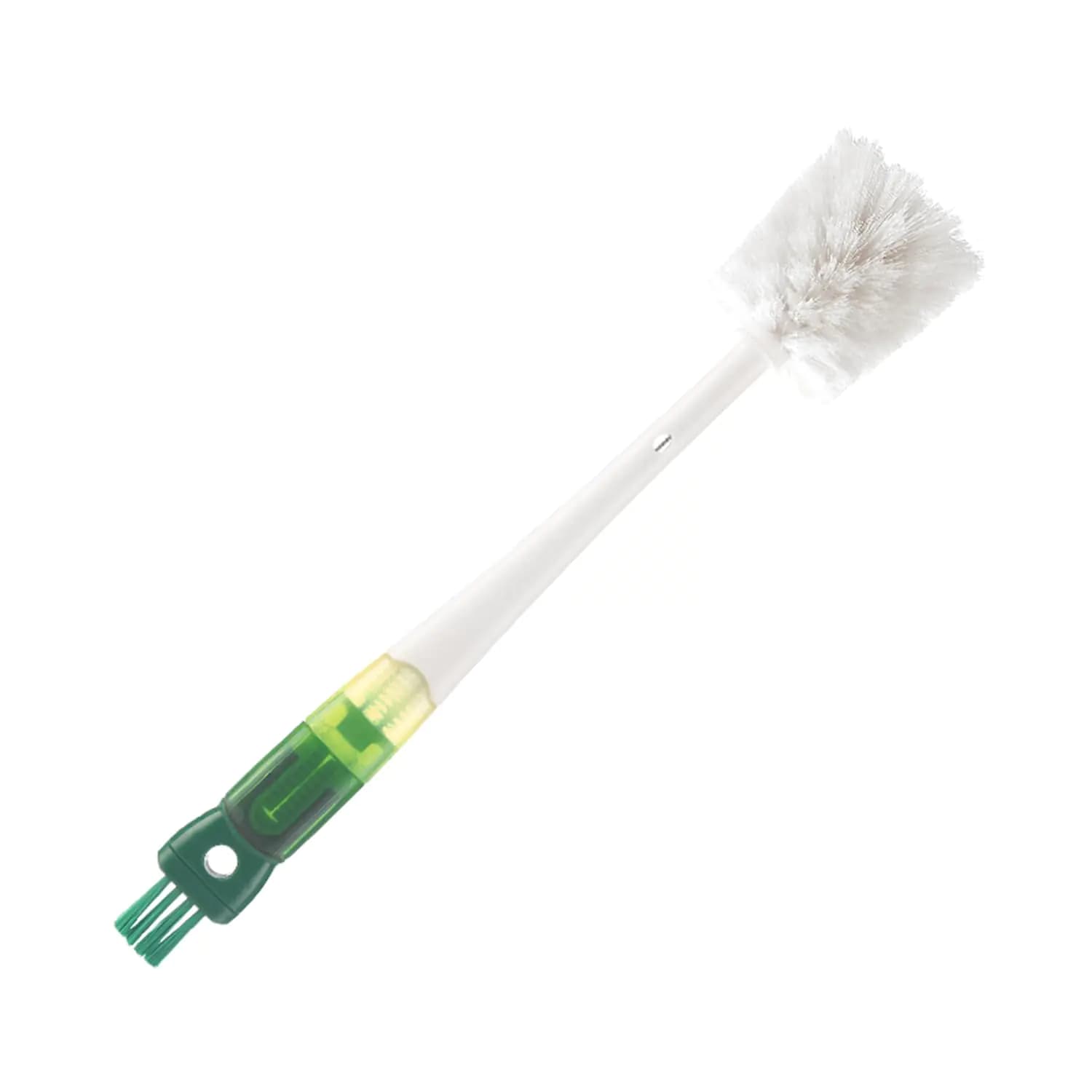 ShanSon 5 in 1 Tiny Cleaning Brush Multipurpose Bottle Brush Cleaning Set Bottle Gap Cleaner Brush Cup Cover Cleaning Brush Crevice Cleaning Tools for Cleaning Narrow Neck BottleSport WaterWhite