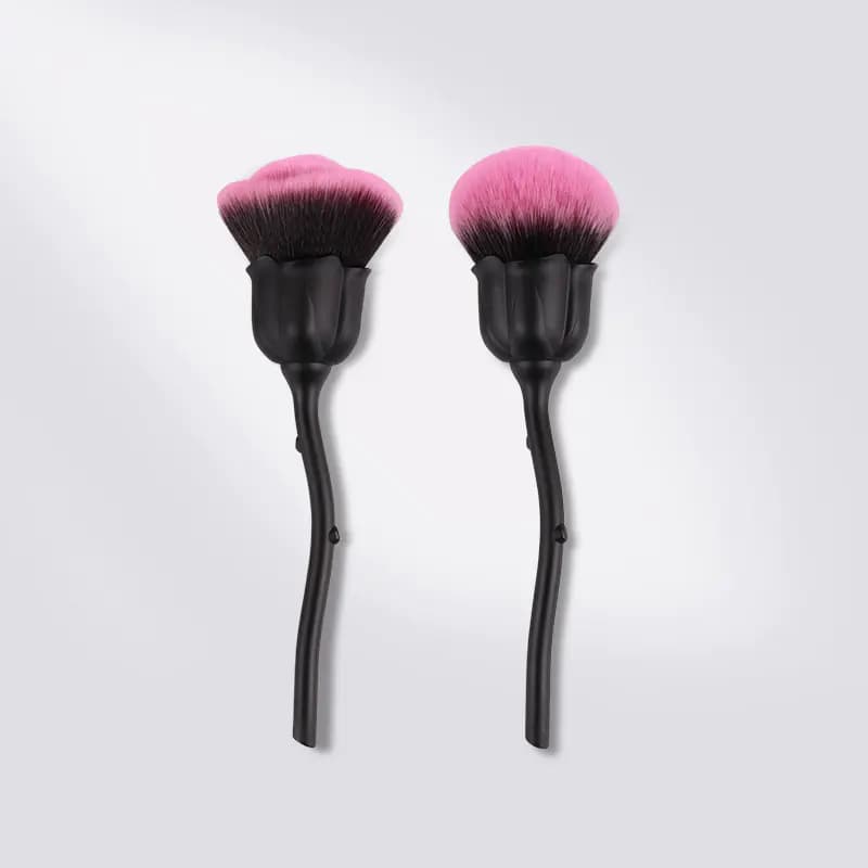 Rose Flower Makeup Brushes Set for Blush and More