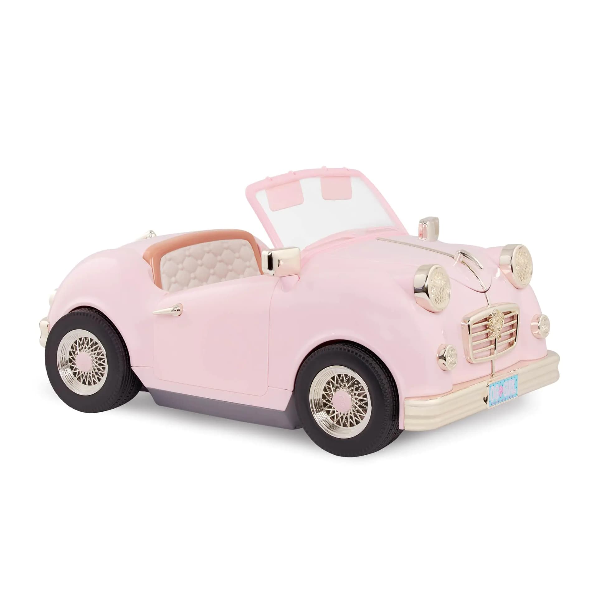 Our Generation by Battat- in The Drivers Seat Retro Cruiser- Doll Car & Accessories for 18"- for Age 3 Years & Up