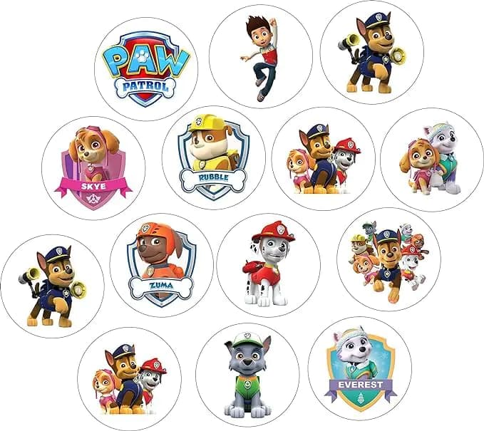 Roll Stickers for Kids 48 Pieces 2 Inches Round 12 Unique Designs | Stickers Office Supplies Incentives Roll Sticker Animal Party Favor Stickers for Kids