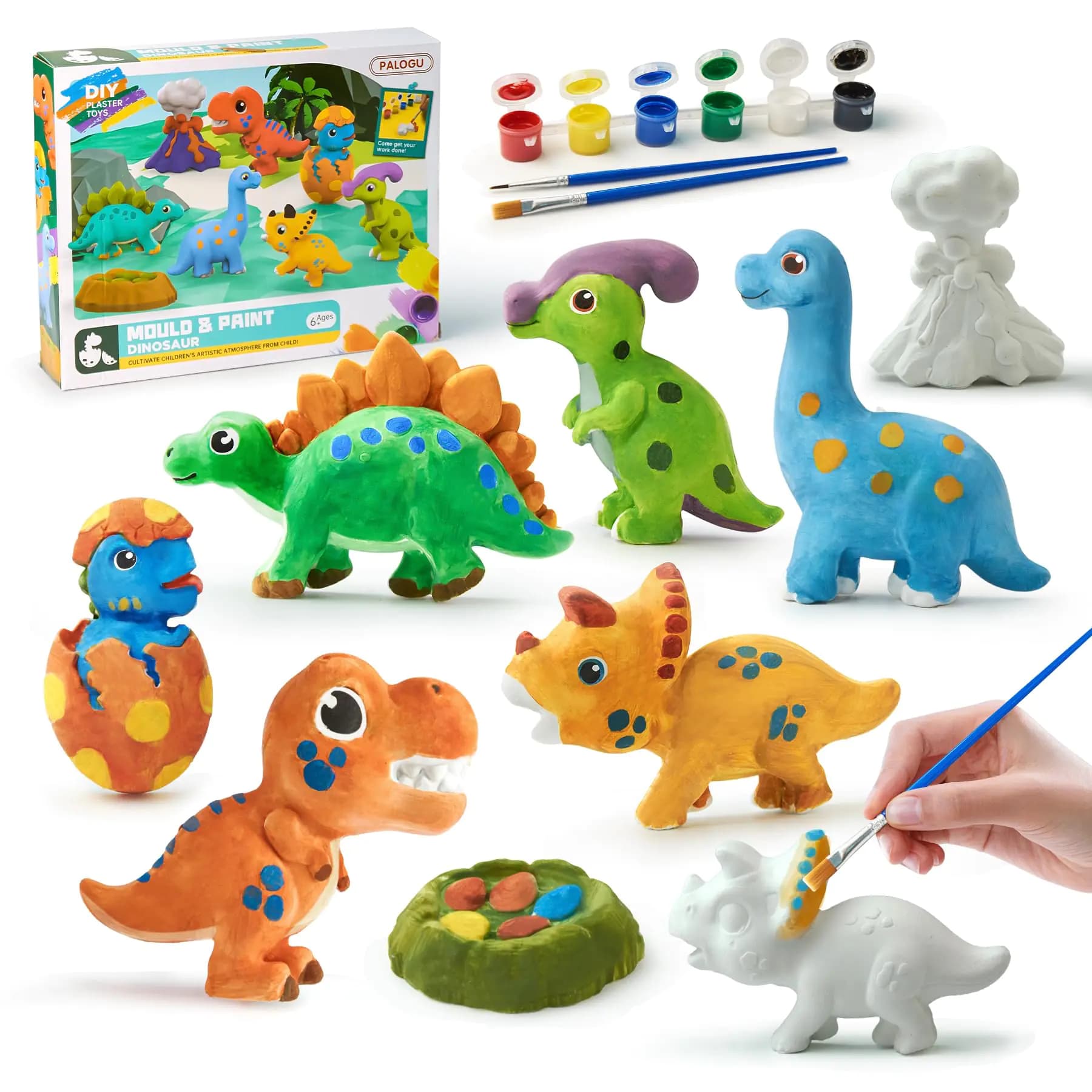 stochastic box Kids Crafts SetCeramic Painting KitPaint Your Own DIY Ceramic FigurinesPainting Kit DIY Toys Kids