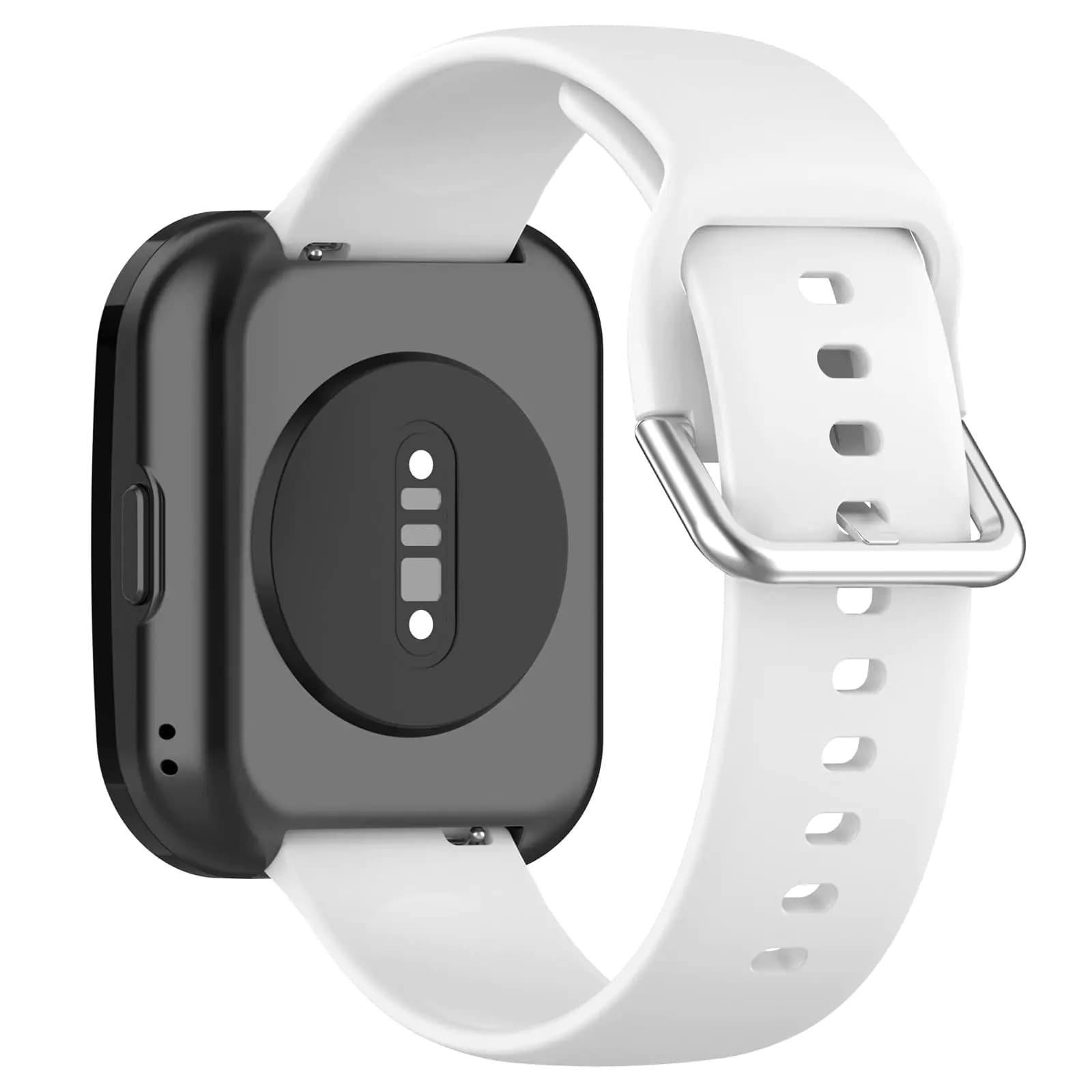 TenCloud Band for Veryfit Smart Watch IDW19 Bands Lightweight Silicone Wristband Compatible with MILOUZ Amzhero A-TGTGA TOOBUR TMHAI KALINCO IDW19 Smart Watch (White)