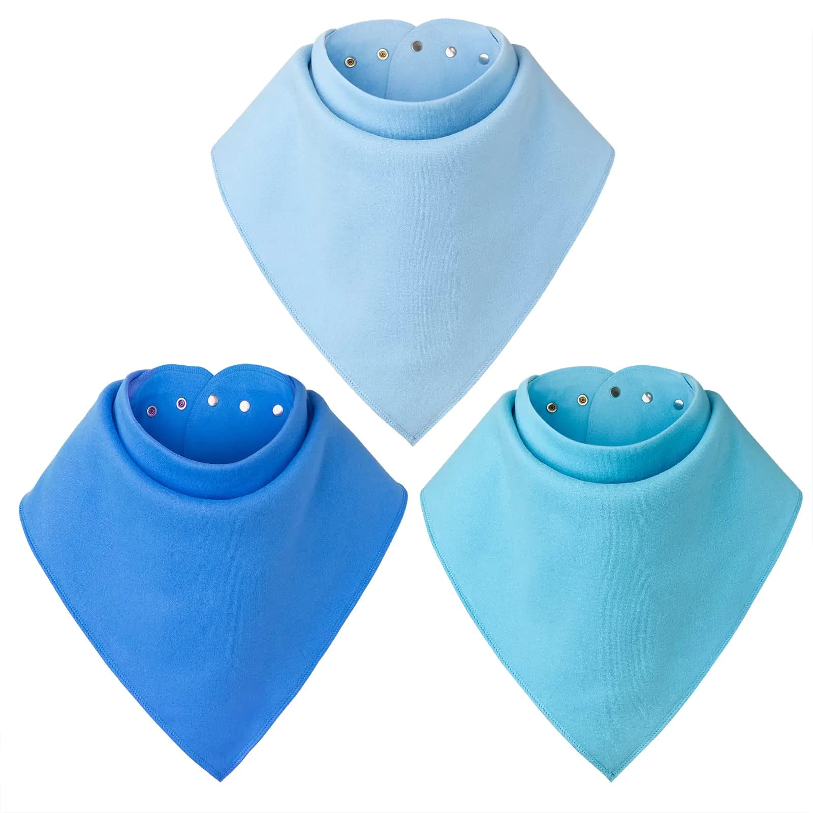 Adult Bibs-Adult Bibs for EatingBandana Drool Bibs for Elderly Women And Men Washable Waterproof Large Clothing Protector for Special Needs Adults Kids3PCS