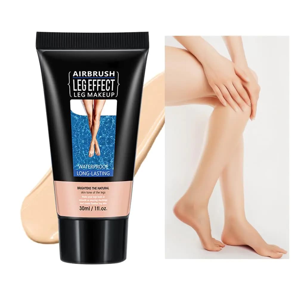 Leg Makeup Waterproof No Transfer Flawless Leg Makeup Lotion Leg and Body Scar Cover up Makeup/Tattoo Cover UpAirbrush Legs Leg Glow Makeup (#1 Fairest Glow 30ml)