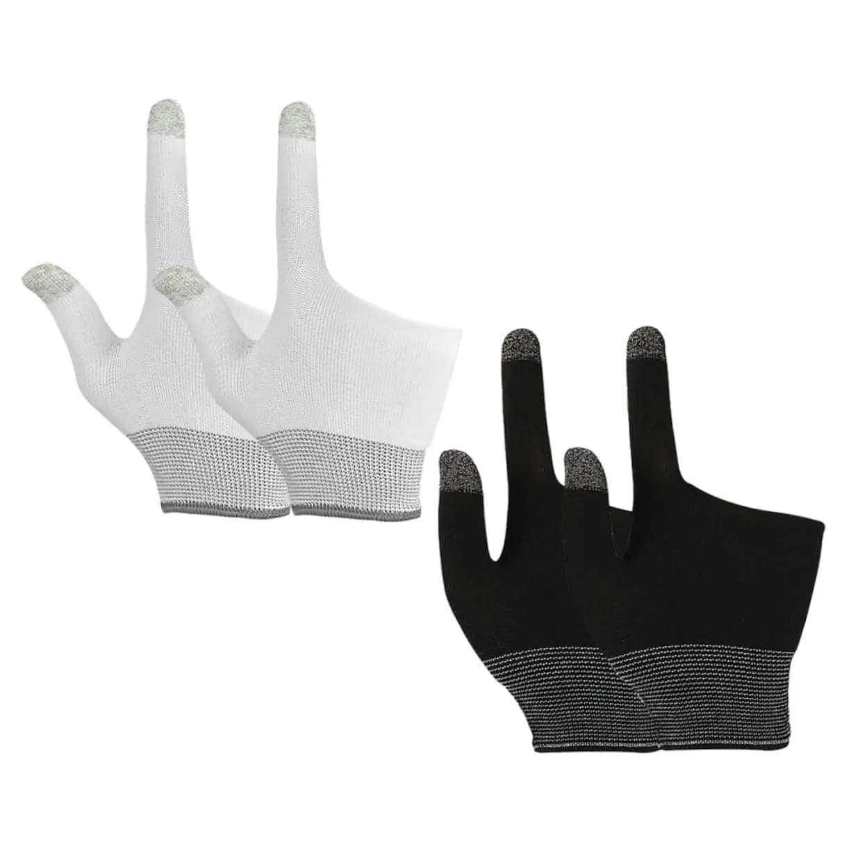 BESPORTBLE 2 Pairs Game Gloves Finger Gloves for Gaming Finger Gloves for Game Finger Sleeve Gamer Glove Touchscreen Gaming Gloves Mobile Gaming Gloves Breathable Thumb Sleeve Nylon