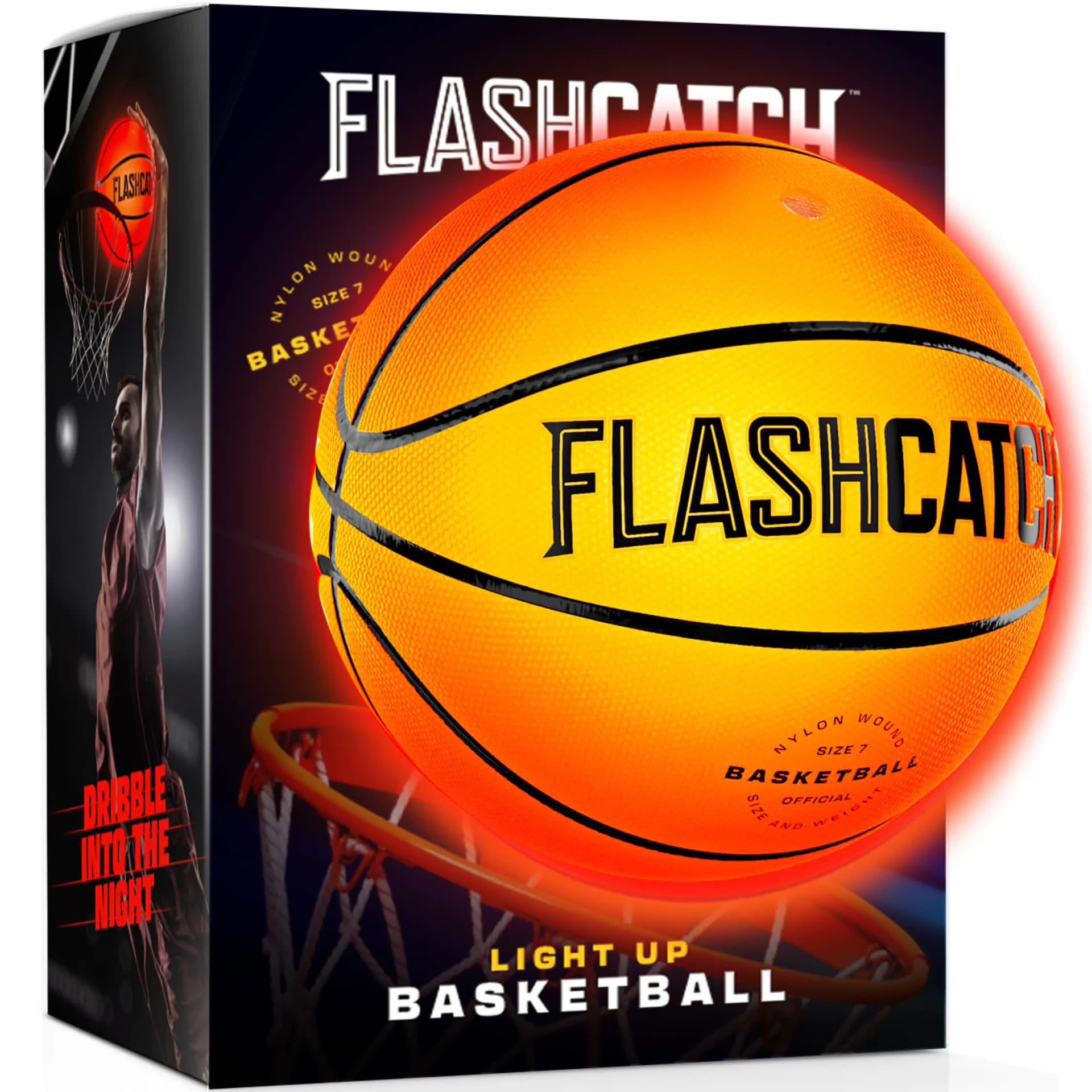 Light Up Basketball - Glow in the Dark Basketball - Sports Gear Accessories Gifts for Boys 8-15+ Year Old - Kids Teens Gift Ideas - Cool Teen Boy Toys Ages 8 9 10 11 12 13 14 15 Age Outdoor Teenage