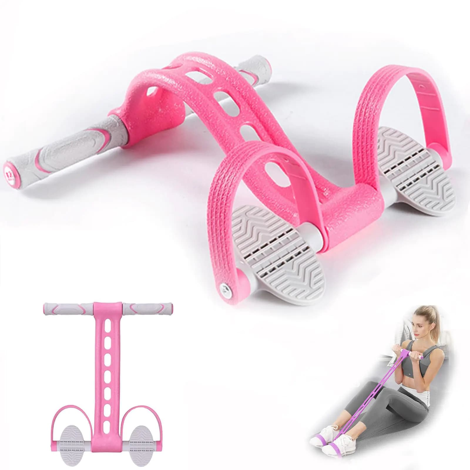 Pedal Resistance Band Natural Latex Pink