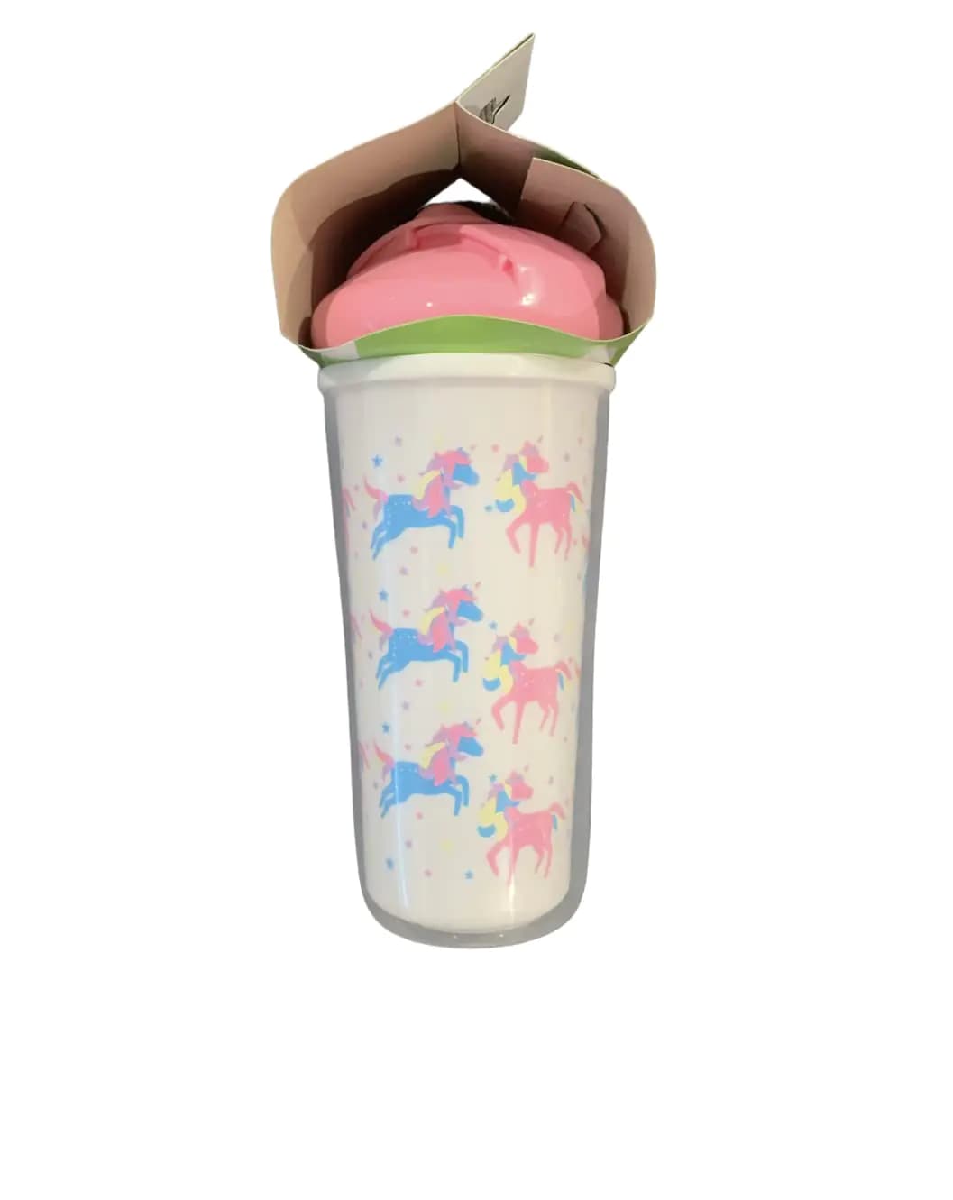 Insulated Flip-Up Cup w/Straw (Ocean)