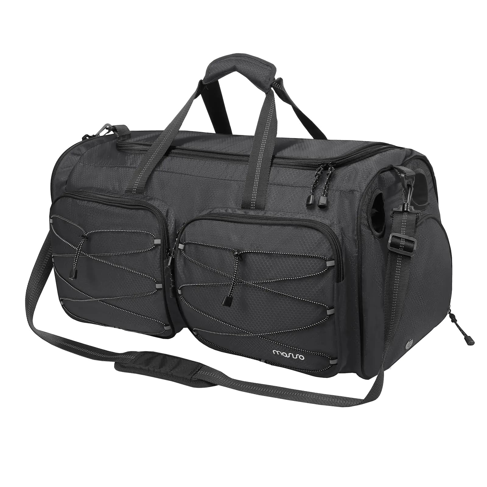 MOSISO Baseball Bat Bag Large Capacity Catchers Gear Duffle Bag with Shoe Compartment&Adjustable Shoulder Strap&Handle for Training Gear Sports Gym Equipment Slate Gray