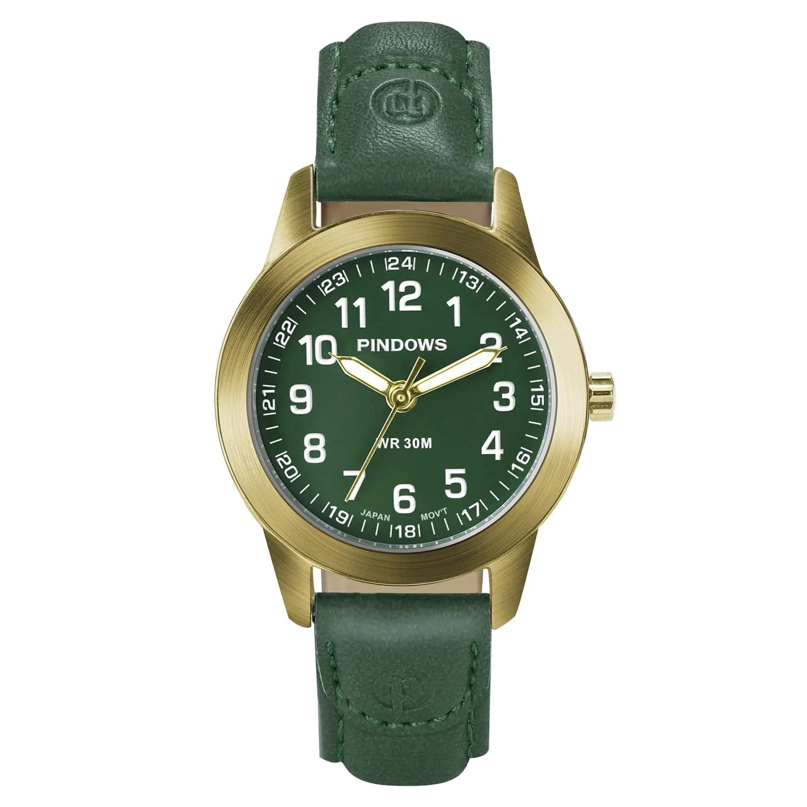 PINDOWS Watches for Women Classic Business Analog Quartz Small Ladies Watches 3ATM Waterproof Fashion Dress Watch with Easy-to-Read Luminous Dial