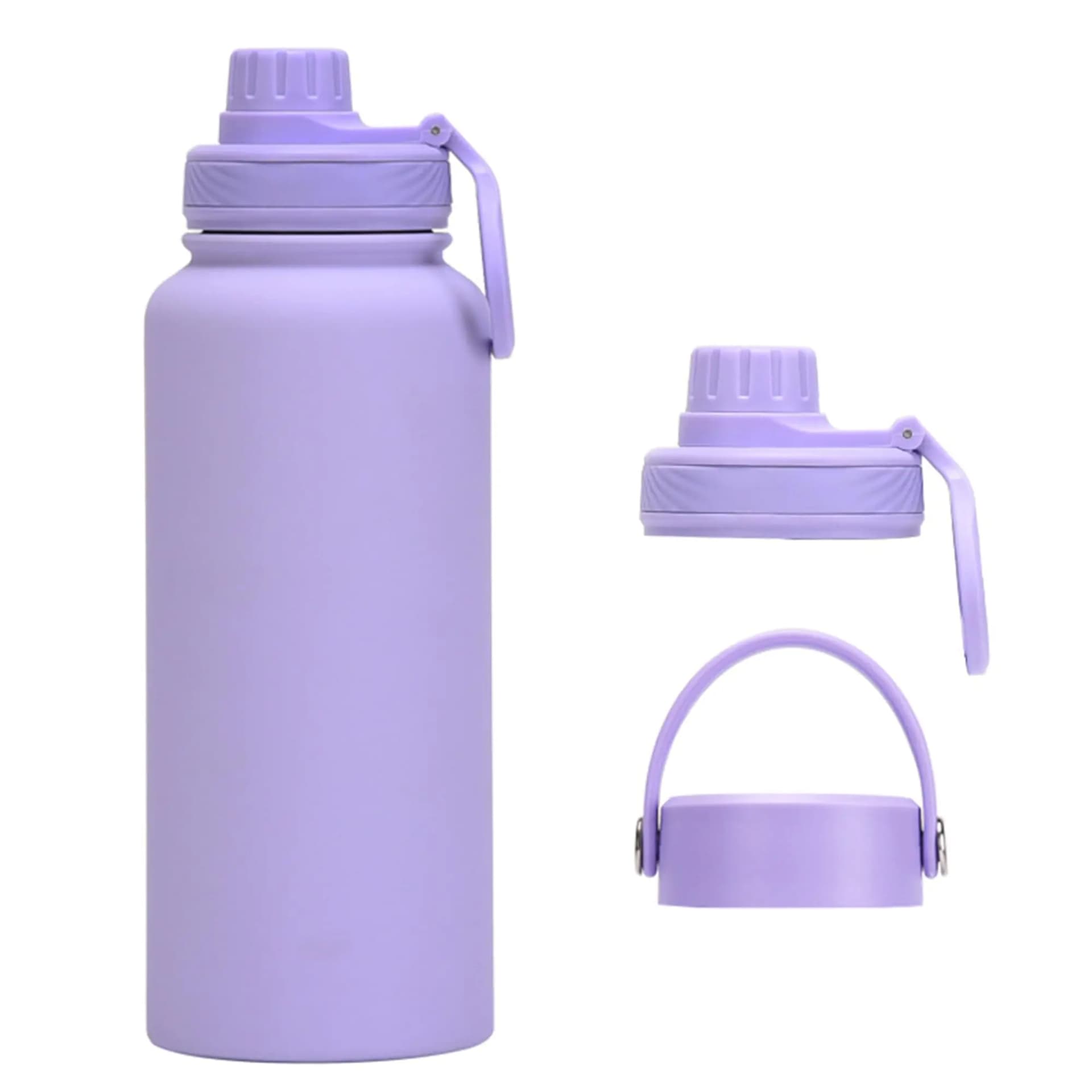 Purple Insulated Stainless Steel Water Bottle 32oz