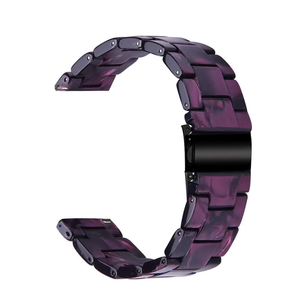 TenCloud Watch Band for Veryfit Smart Watch IDW19 Bands Lightweight Resin Wristband Compatible with MILOUZ Amzhero A-TGTGA TOOBUR TMHAI Hoowel IDW19 Smart Watch (Purple)