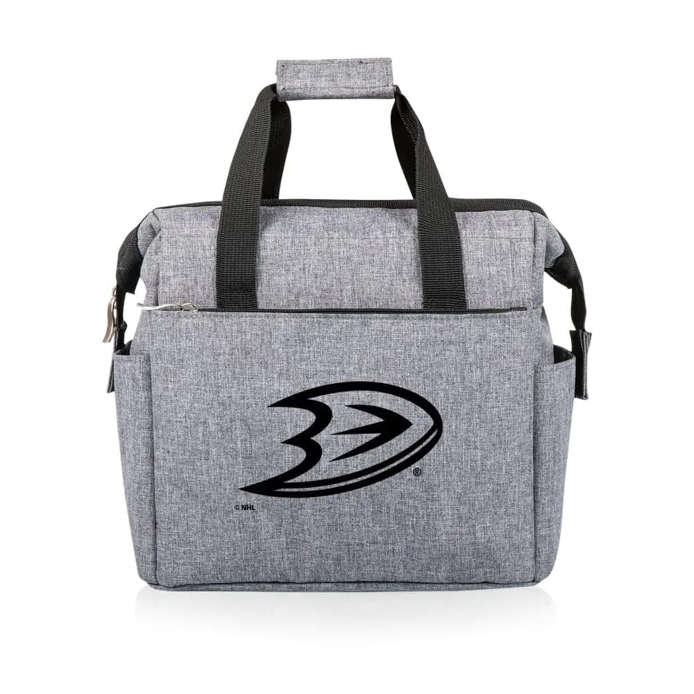 PICNIC TIME NHL Anaheim Ducks On The Go Lunch Bag - Soft Cooler Lunch Box - Insulated Lunch Bag