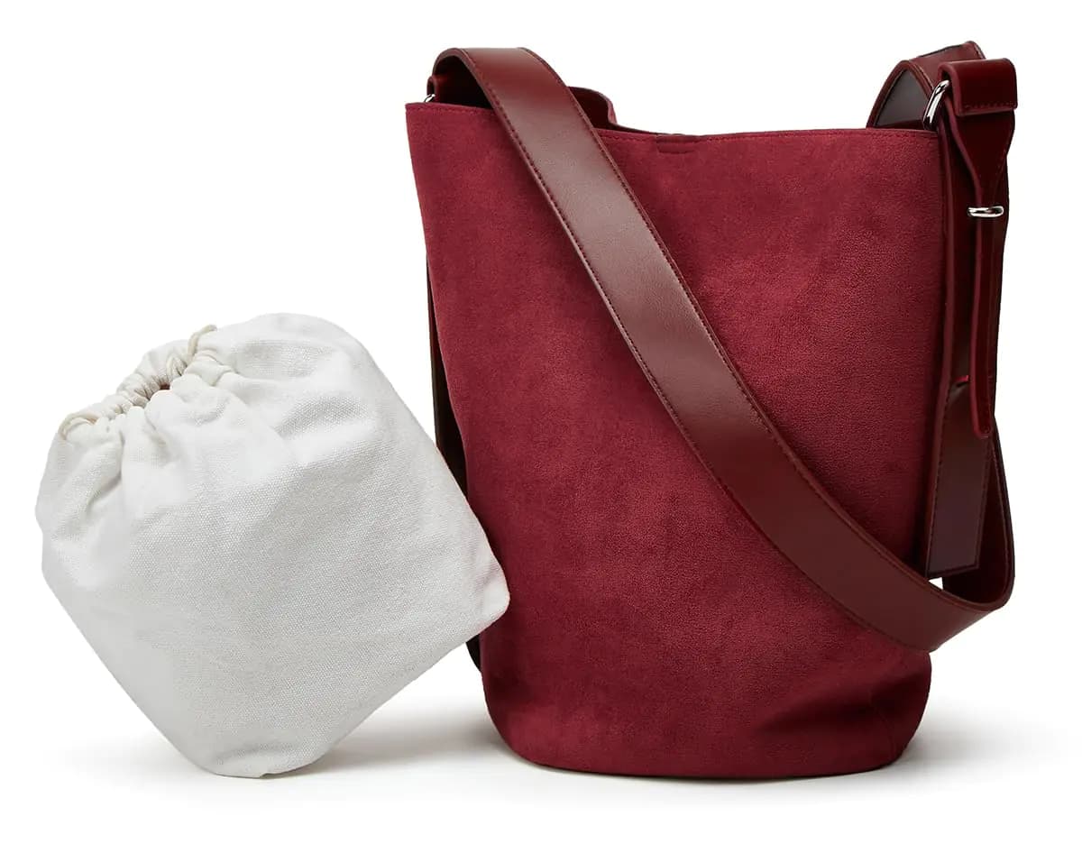 Vegan Leather Hobo Shoulder Bag Women