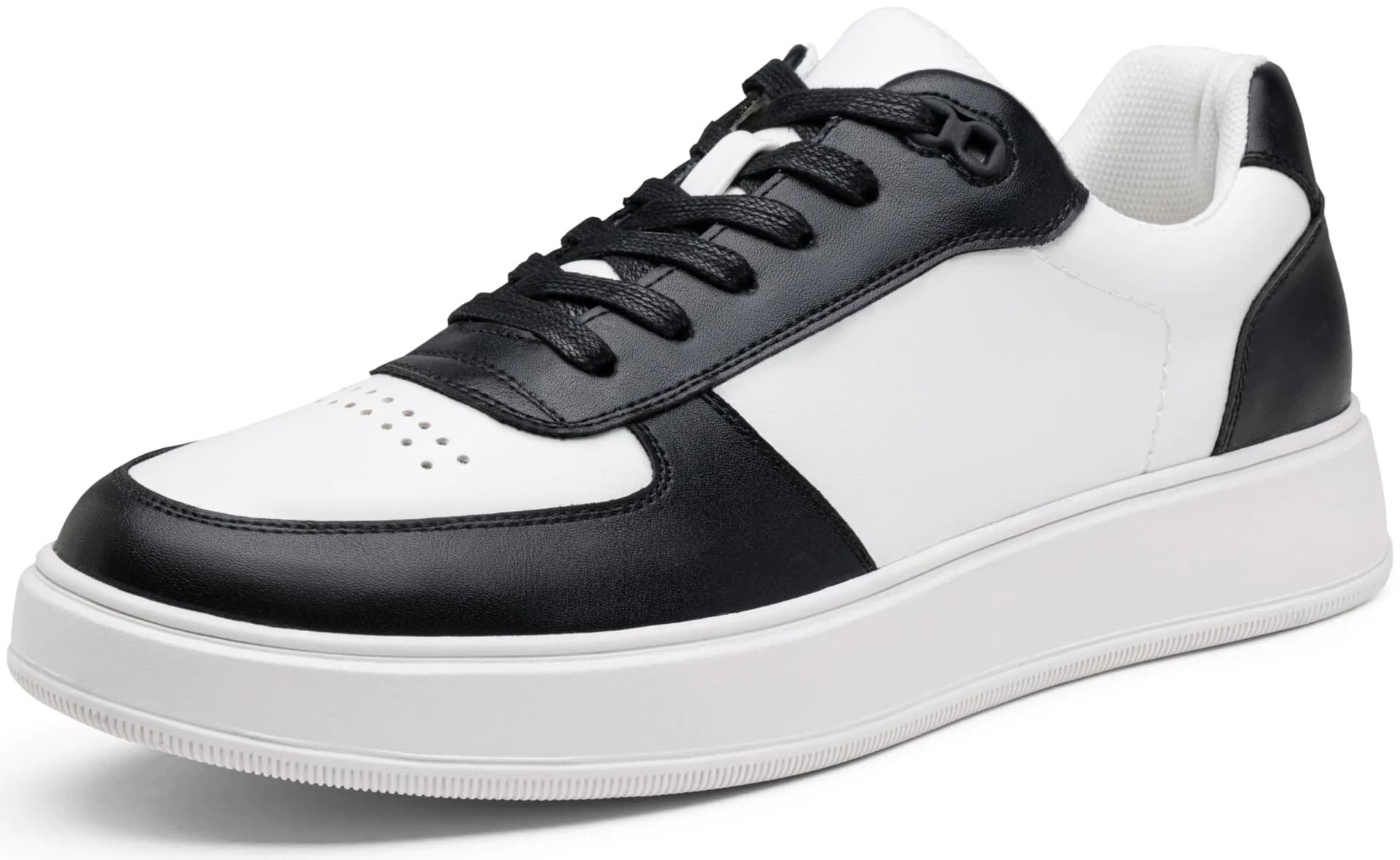 Jousen Mens Sneakers Fashion Dress Sneakers for Men Lightweight Mens Casual Shoes Blackwhite (AMY5133 Blackwhite 08)