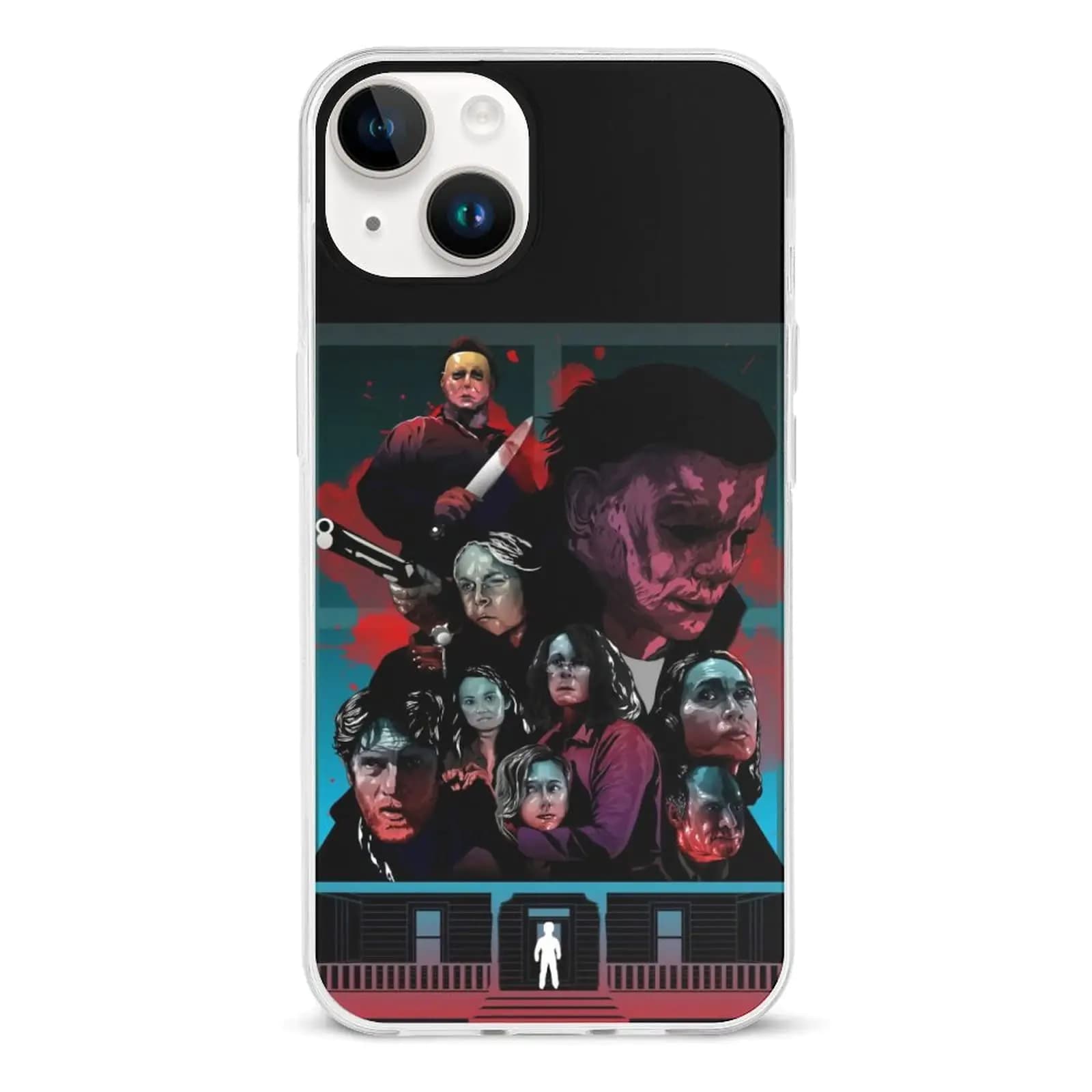 ZHANGXM Phone 14 TPU Case Halloween Michael Myers Phone Case Phone 14