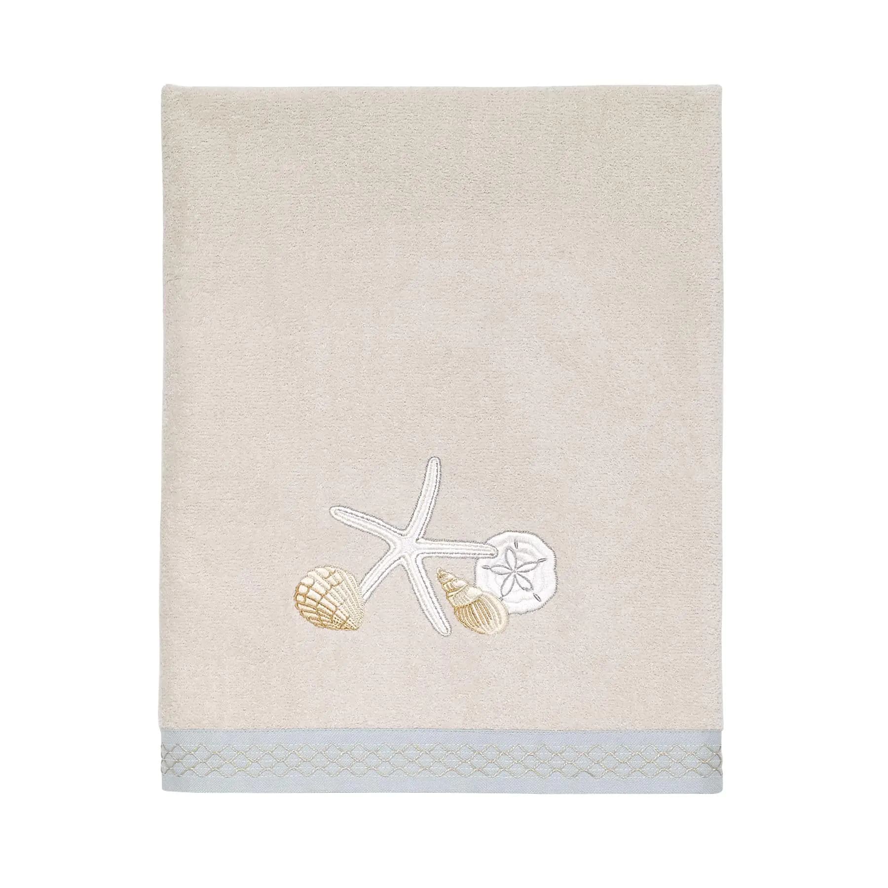 Avanti Linens - Bath Towel Soft & Absorbent Cotton Towel Beach Inspired Bathroom Accessories (Seaglass Collection)