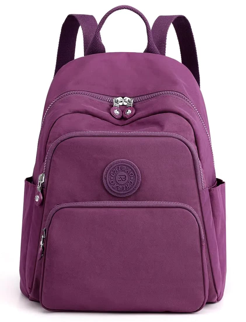 Collsants Small Nylon Backpack for Women Mini Backpack Purse Ladies Fashion Backpack Small Travel Bag Daypack(purple)