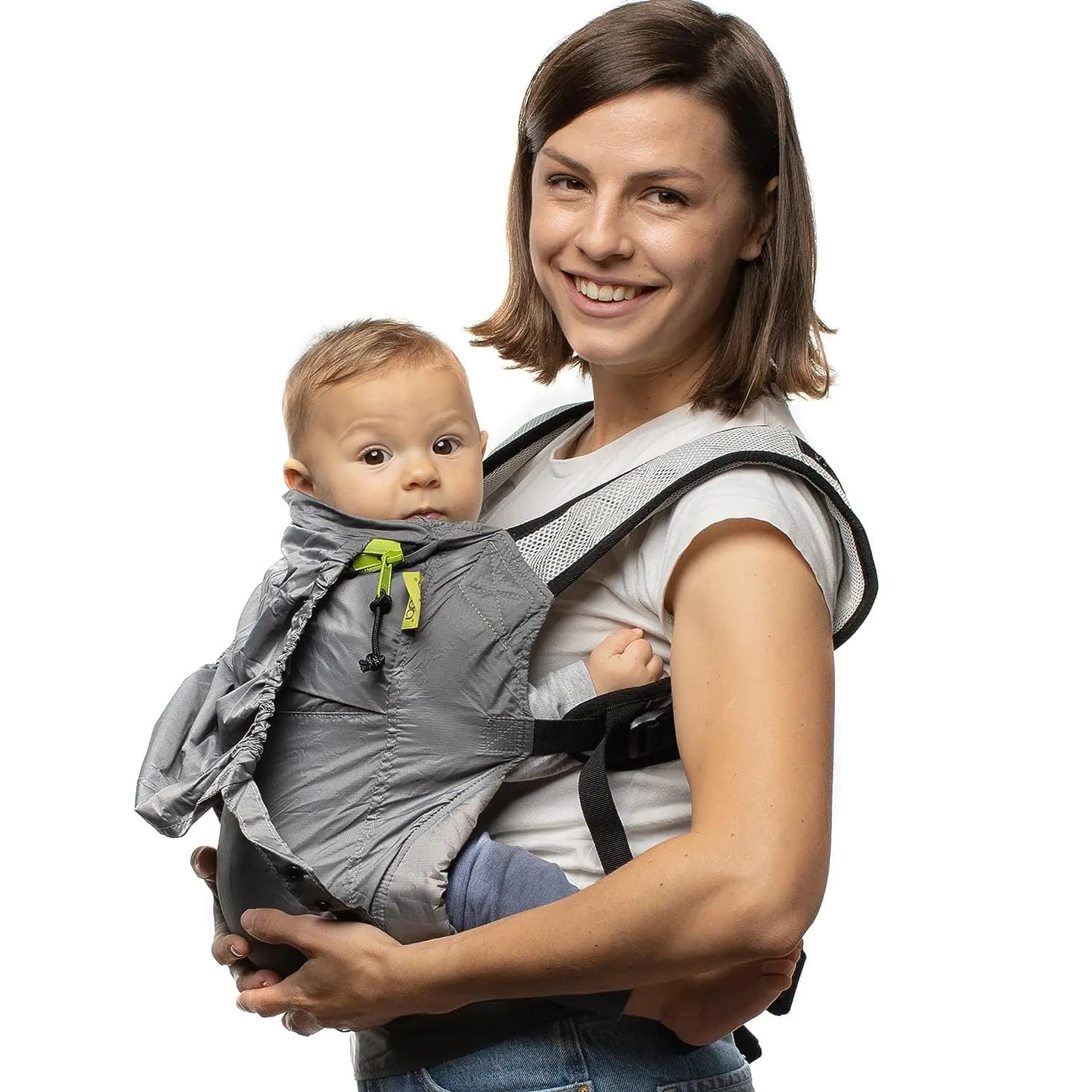 Boba Air Ultra-Lightweight Baby Carrier and Toddler Backpack Carrier - Baby Hiking Backpack Carrier 3 Months (15-45lbs) - Toddler Backpack Carrier and Baby Carrier Backpack (Grey)