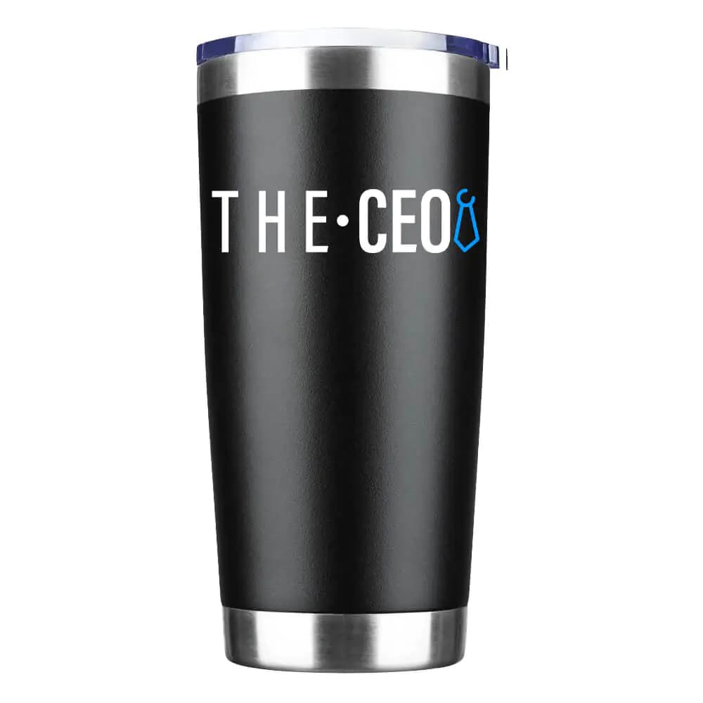 The CEO 20oz Insulated Vacuum Sealed Tumbler