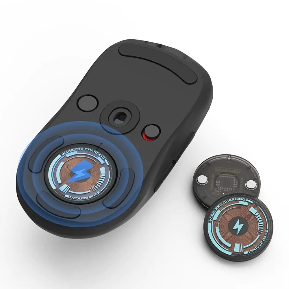 BRIMFORD Wireless Qi Wireless Charging Coin for Logitech G502 G Pro X GPWG903G703 Replacement Gaming Mouse Original Charging Coin Mouse Charging Accessories with Charger