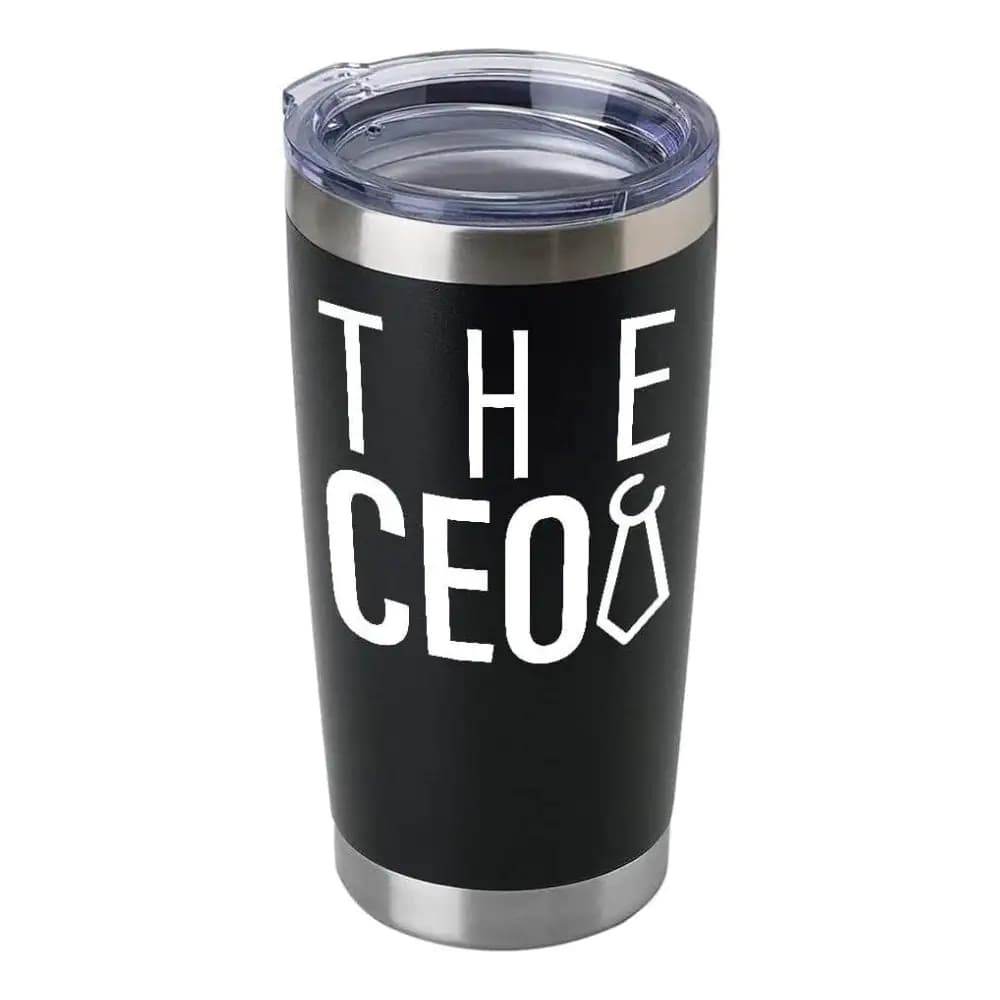 The CEO 20oz Insulated Vacuum Sealed Tumbler