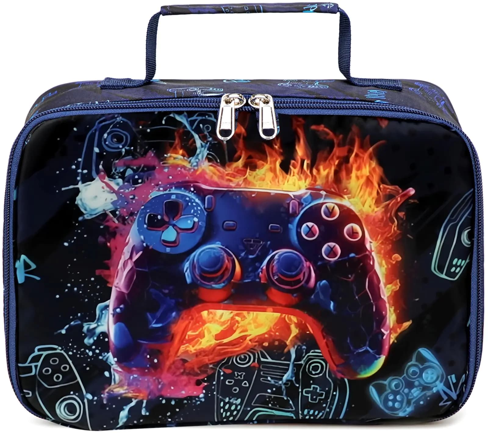 Kids Lunch Box Boys Girls Insulated Lunch Cooler Bag Reusable Lunch Tote Kit for School Travel