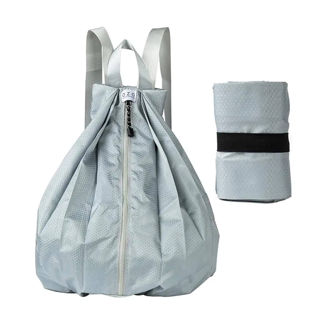 PTAKRQYDYIBJG Lightweight Hiking Backpack Waterproof Foldable Small Travel Backpack Multipurpose Packable Backpack for Outdoor Hiking Travelling Walking (Gray)