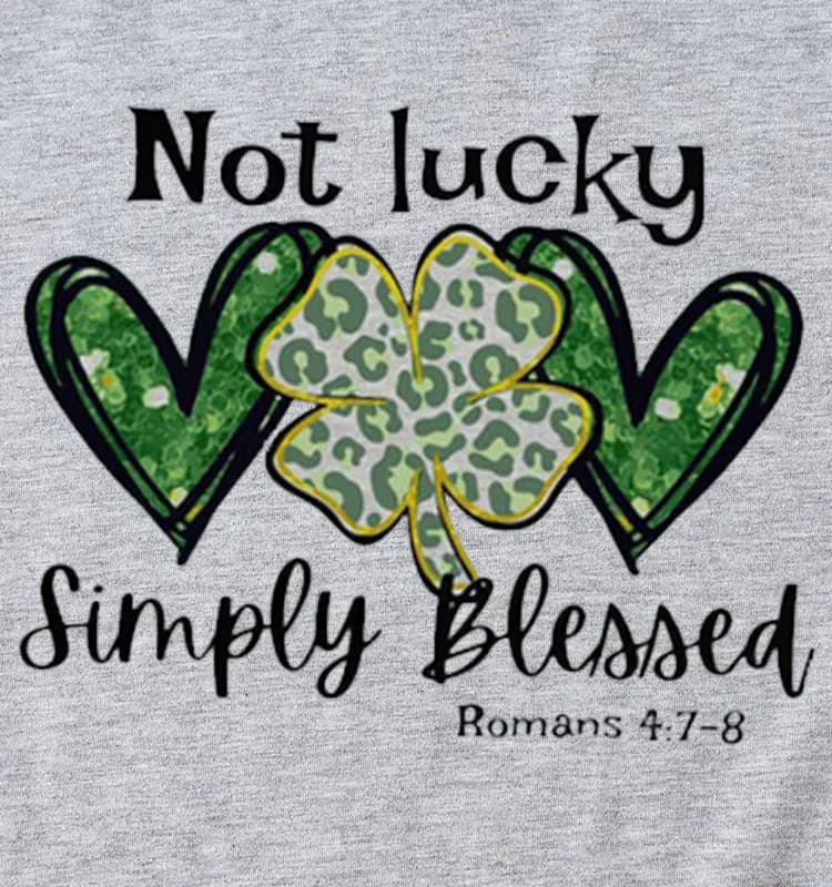 Women's Clothing NOT LUCY SIMPLY BLEACHED St. Patrick's Day
