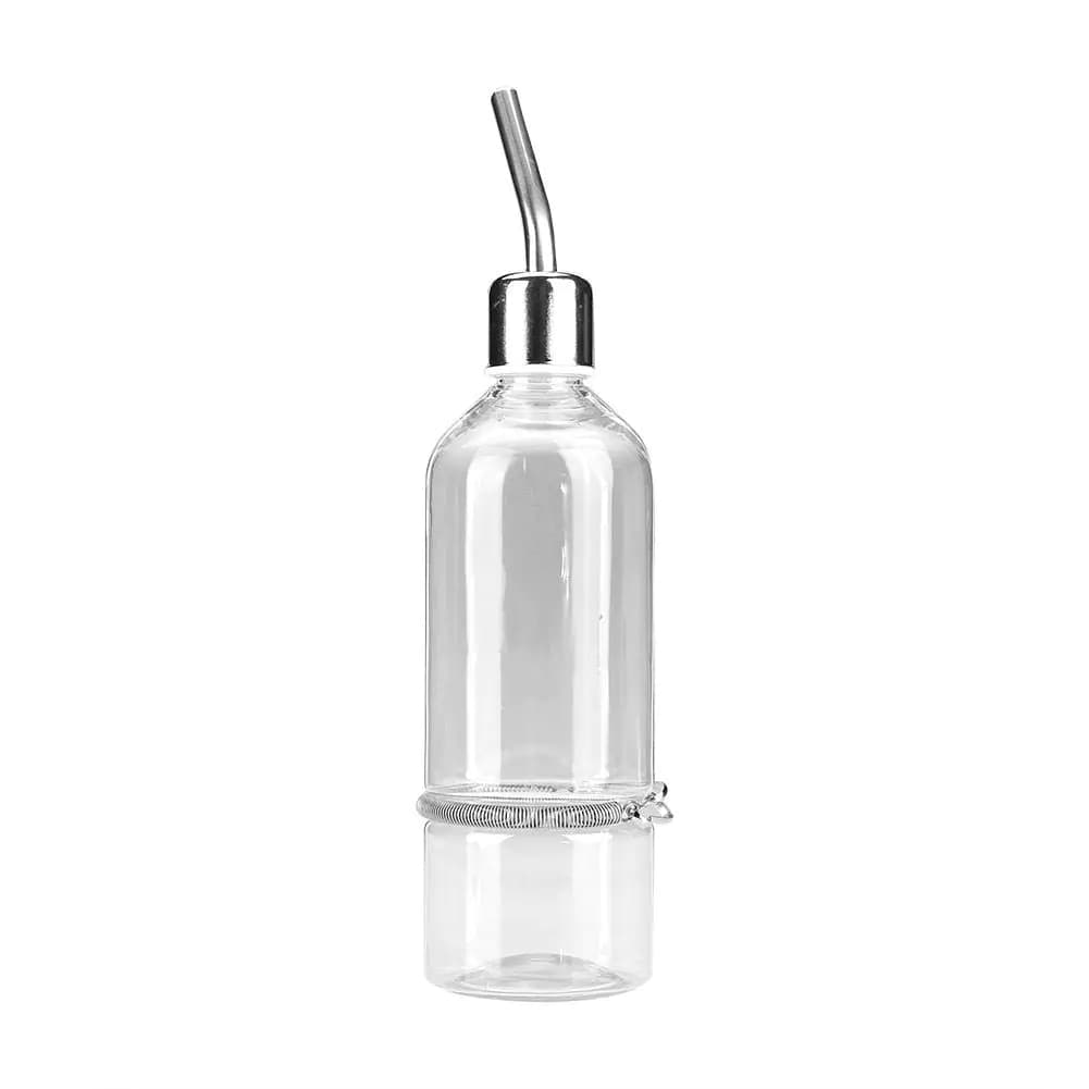 Parrot Water Feeder Pet Hanging Water Feeding Bottle No Drip Dispenser Pet Supplies with Stainless Steel Ball Nipple for Bird Hamster Rabbit Chinchilla Ferret (S 5x21cm/1.97x8.27in)