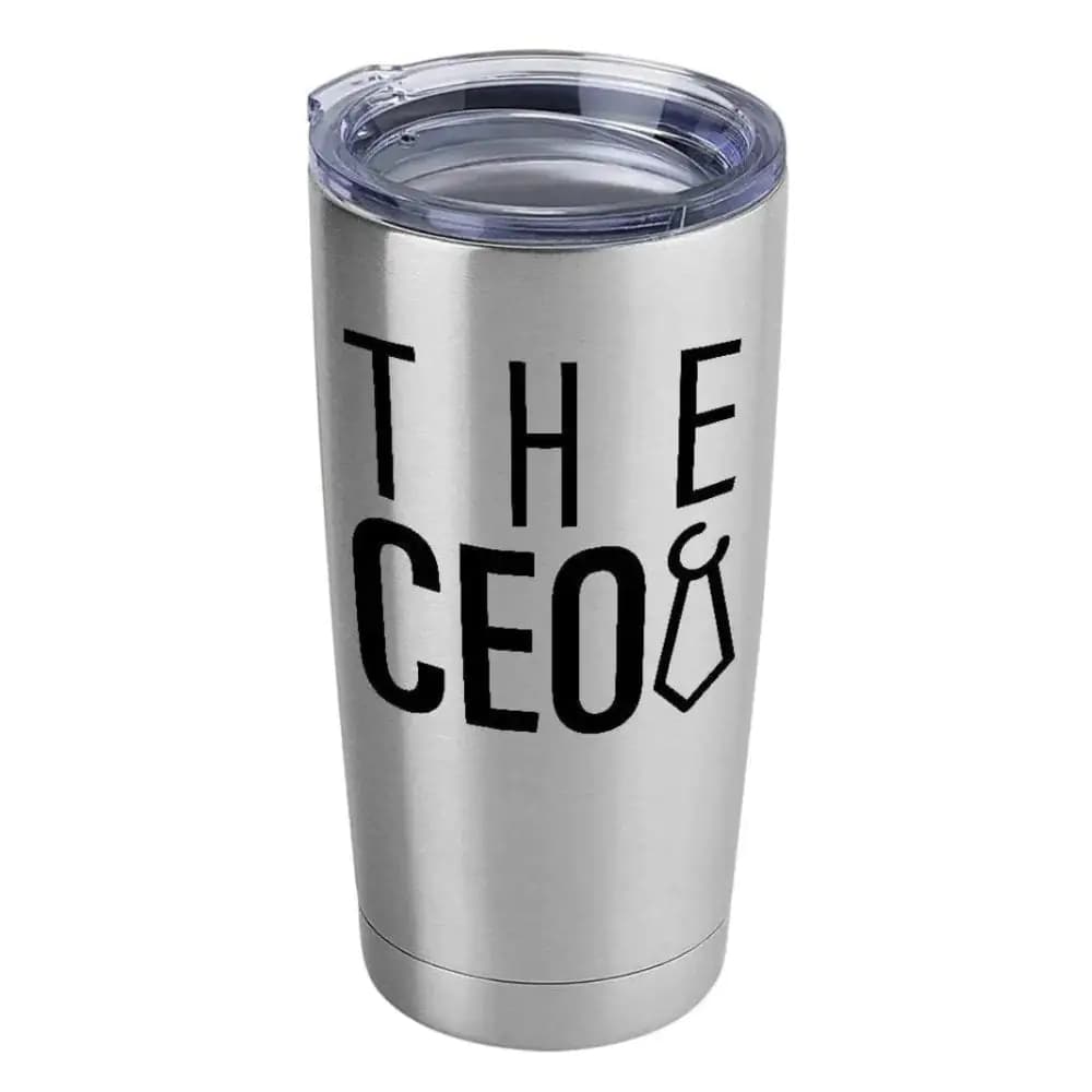 The CEO 20oz Insulated Vacuum Sealed Tumbler