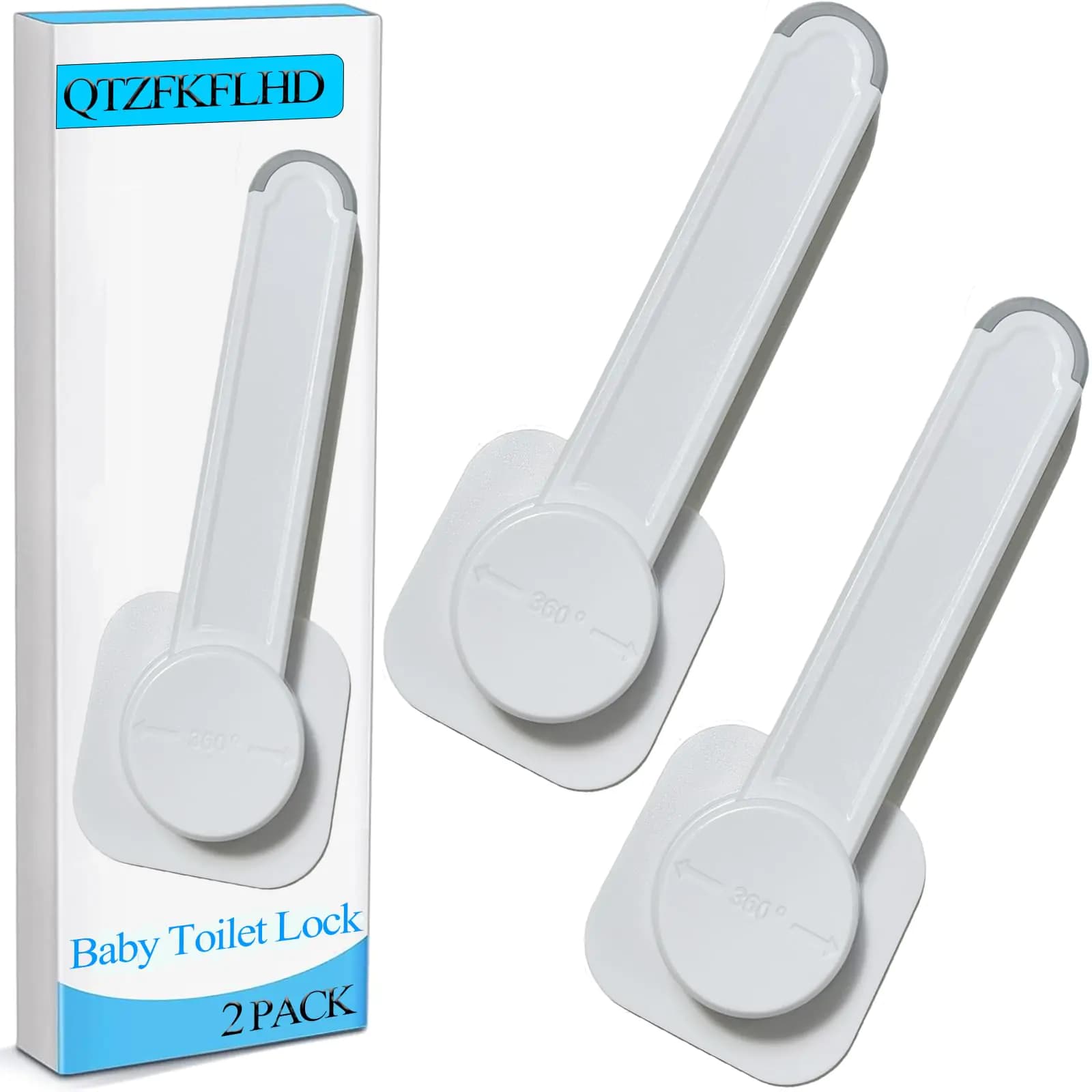 Baby Proof Toilet Safety Lock 2-Pack
