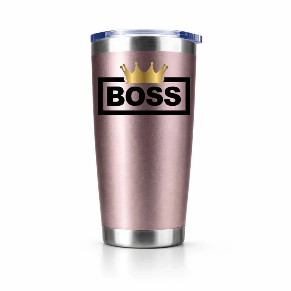 Boss Crown 20oz Insulated Vacuum Sealed Tumbler