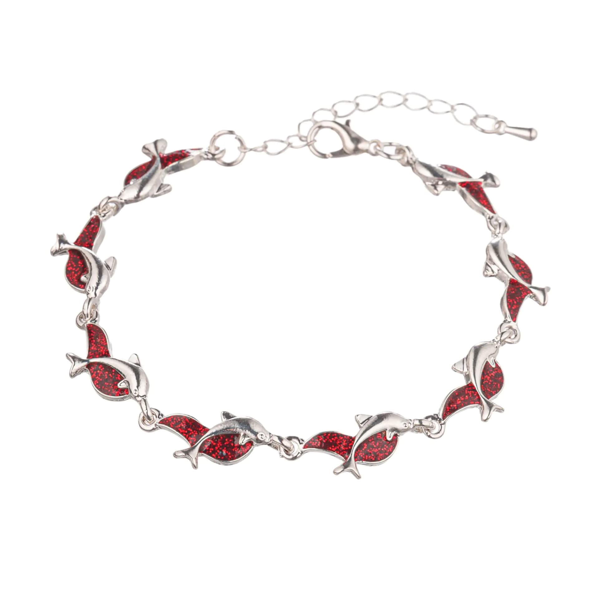 yipima Dolphin Bracelet Women Fashion Dolphin Charm Chain Bangle Party Ocean Jewelry Gift