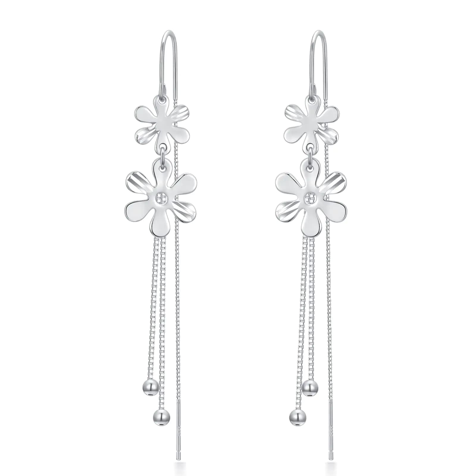 VONALA Threader Earrings for Women Dangle Earrings Long Chain Earrings Hypoallergenic Earrings Tassel Earrings for Women Fashion
