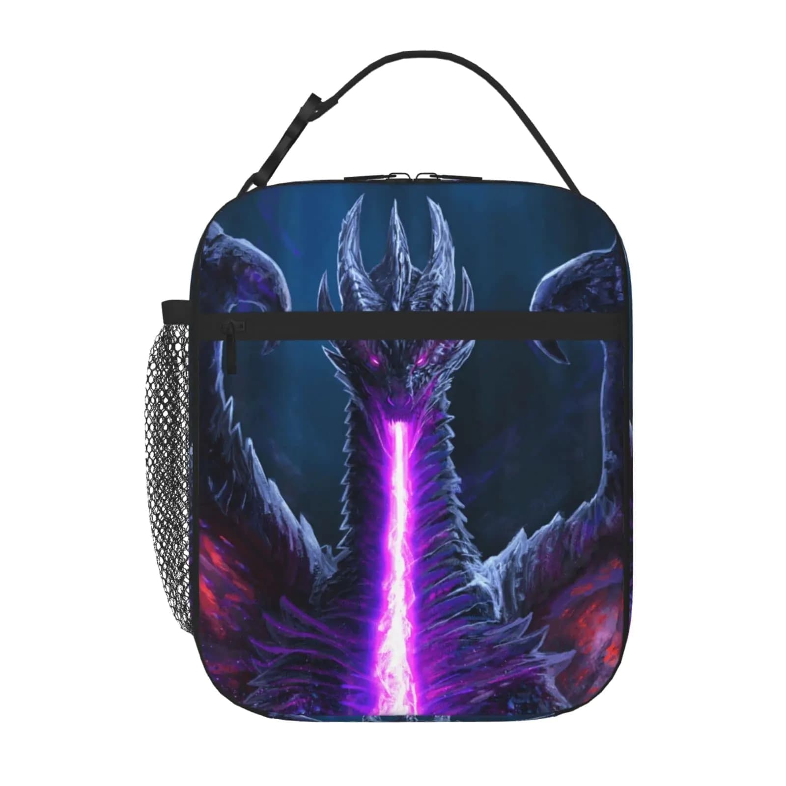 Dragon Breath Purple Insulated Lunch Bag