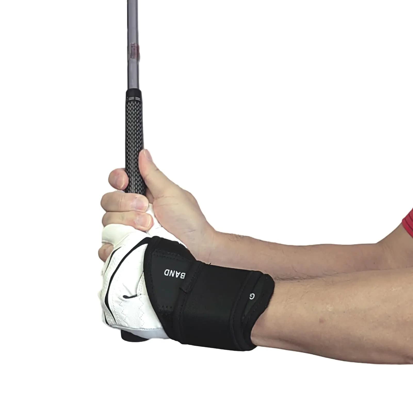 Chankee Golf Wrist Training Aid Golf Swing Training AidAdjustable Golf Wrist Brace Wrist Band for Swing Correction Alignment Practice Tools for Golf Beginners Fit Left Hand Large Black