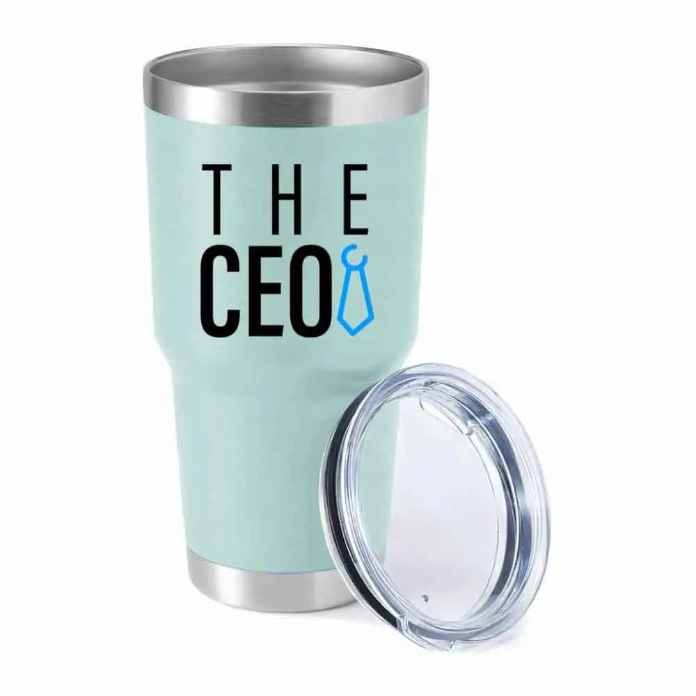 The CEO 30oz Insulated Vacuum Sealed Tumbler