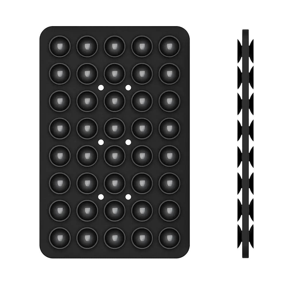 Silicone Double-Sided Suction Cup Phone Case Detachable Mount, Sticky Phone Grip with Higher Suction Power for iPhone, Hands-Free Phone Accessories Holder for Selfies and Videos